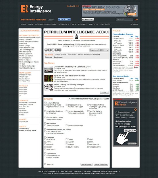 Newsletter page Prototype